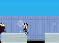 Alearga cu Mr Bean