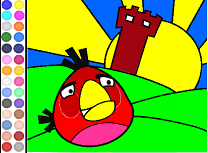 Angry Birds de Colorat