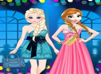 Anna si Elsa Pregatiri de Bal