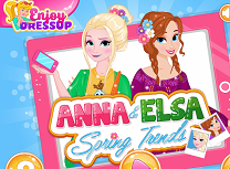 Anna si Elsa Tinuta de Primavara