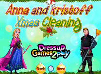 Anna si Kristoff Curatenie de Craciun