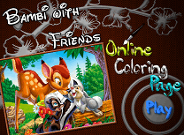 Bambi si Prietenii de Colorat