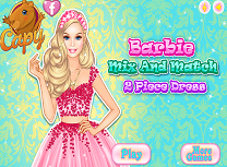Barbie Rochie din Doua Parti