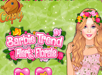 Barbie Tinuta cu Flori