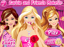 Barbie si Prietenele Machiaj