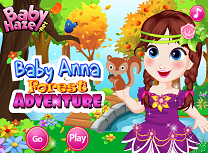 Bebelusa Anna in Padure