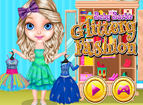 Bebelusa Barbie Moda Stralucitoare