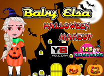 Bebelusa Elsa Machiaj de Halloween