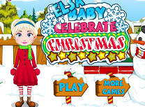 Bebelusa Elsa Sarbatoreste Craciunul