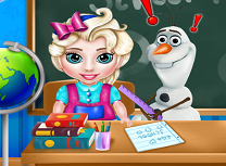 Bebelusa Elsa la Scoala