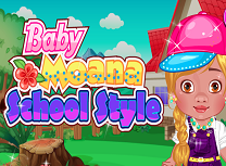 Bebelusa Moana Merge la Scoala