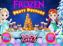Bebelusele Frozen Pregatiri de Petrecere