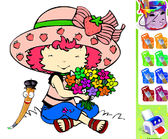 Capsunica Prajiturica de Colorat