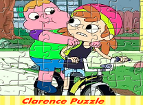 Clarence pe Bicicleta Puzzle