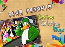Club Penguin de Colorat