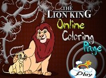 Coloreaza Regele Leu