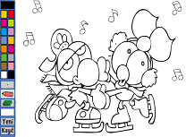 Coloreaza cu Lamaita si Negrut