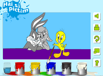 Coloreaza cu Looney Tunes