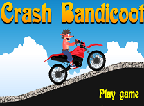 Crash Bandicoot cu Motocicleta