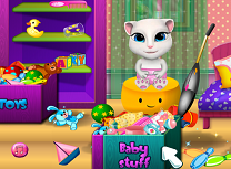 Curatenie in Camera Micutei Angela