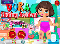 Dora Accident cu Patinele