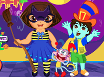 Dora Pregatiri de Halloween