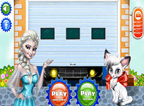 Elsa Decoreaza Masina