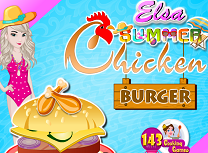 Elsa Face Hamburger cu Pui