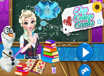 Elsa Jocuri la Facultate