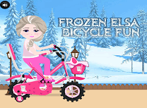 Elsa cu Bicicleta