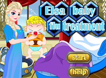 Elsa si Bebelusul cu Gripa