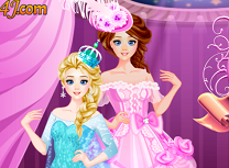 Elsa si Sora Ei de Imbracat