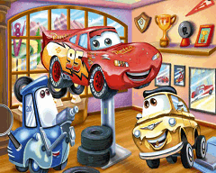 Fulger Mcqueen - Numere Ascunse