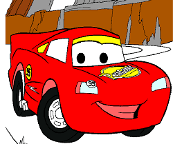 Fulger Mcqueen de Colorat