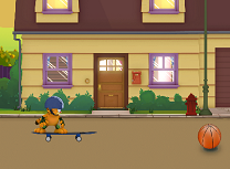 Garfield pe Skateboard