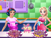 Gateste cu Alba ca Zapada si Elsa