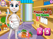 Gravida Angela la Cumparaturi