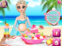 Gravida Elsa Decoreaza Inghetata