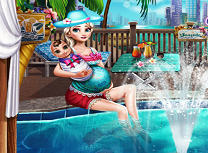 Gravida Elsa la Piscina