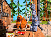 Grizzly si Lemingii Puzzle