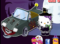 Hello Kitty Spala Masina de Halloween