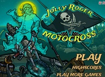 Jolly Roger cu Motocicleta