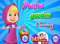 Masha Curatenie in Gradina