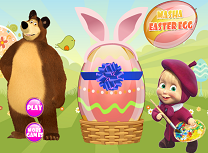 Masha Decoreaza Oul de Paste