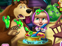 Masha si Ursul in Bucatarie