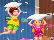 Micile Printese Petrecere in Pijamale