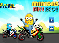 Minioni Curse cu Motociclete