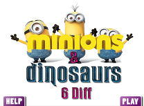 Minioni si Dinozauri 6 Diferente