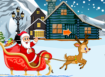 Mos Craciun Scapa de Urs