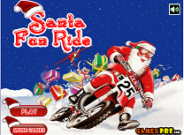 Mos Craciun cu Motocicleta